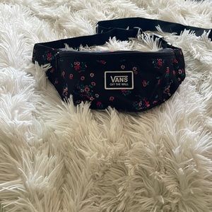 VANS black floral Fanny pack